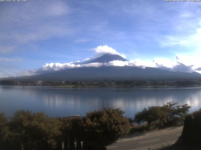 河口湖からの富士山