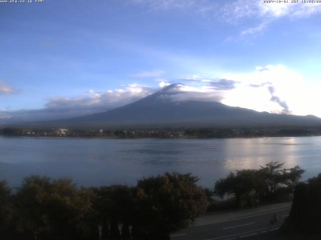 河口湖からの富士山