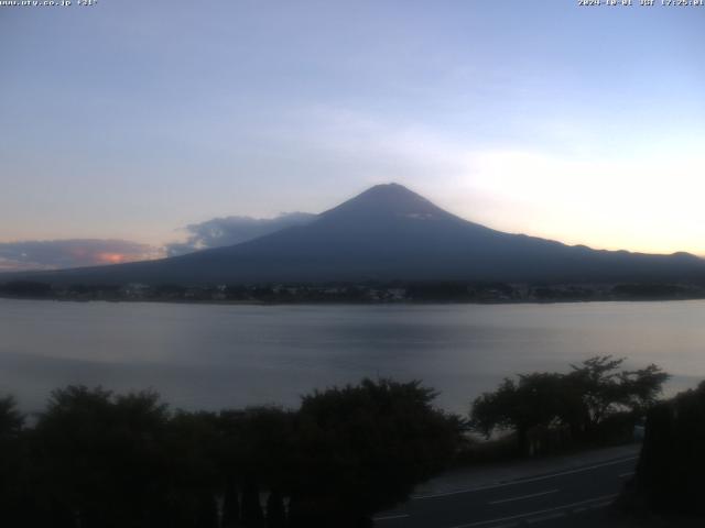 河口湖からの富士山