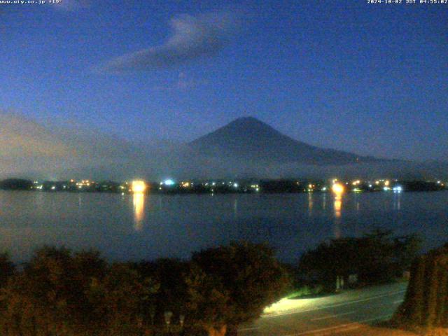 河口湖からの富士山