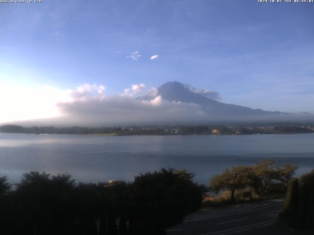 河口湖からの富士山