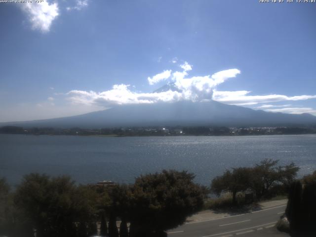 河口湖からの富士山