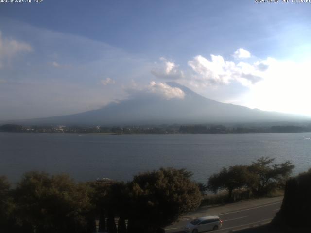 河口湖からの富士山