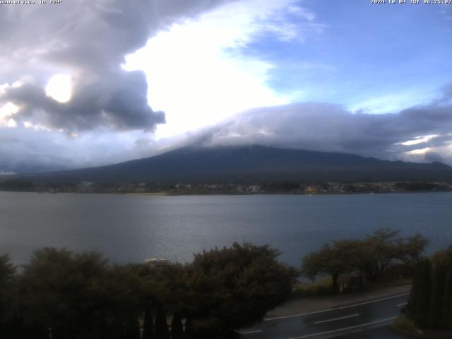 河口湖からの富士山