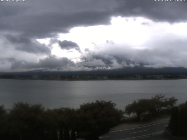 河口湖からの富士山