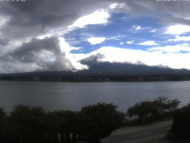 河口湖からの富士山