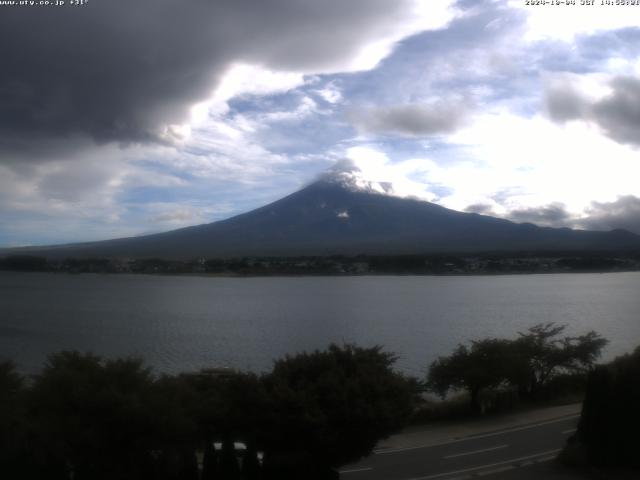 河口湖からの富士山