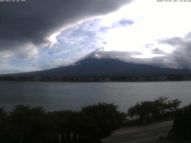 河口湖からの富士山