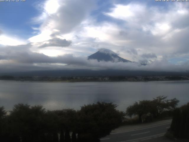 河口湖からの富士山