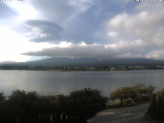 河口湖からの富士山