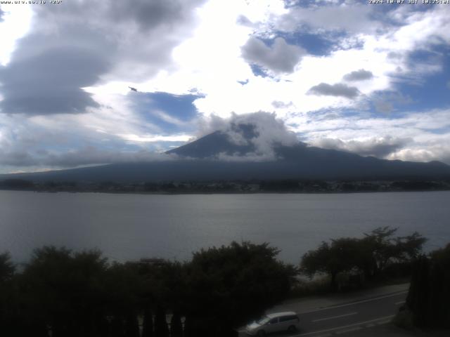 河口湖からの富士山