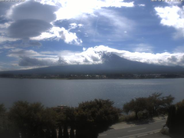 河口湖からの富士山