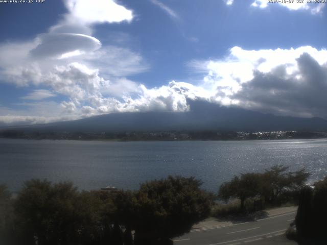 河口湖からの富士山