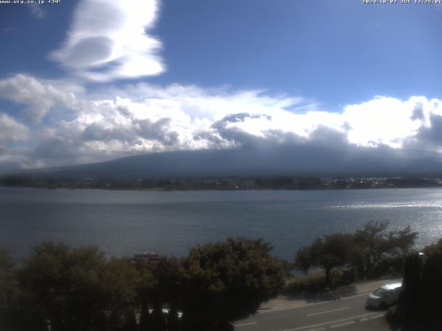 河口湖からの富士山