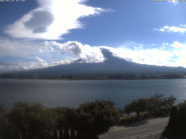 河口湖からの富士山