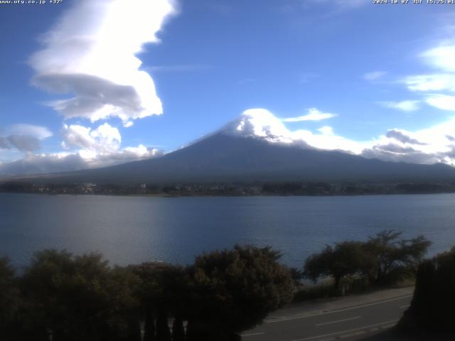 河口湖からの富士山