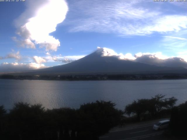 河口湖からの富士山