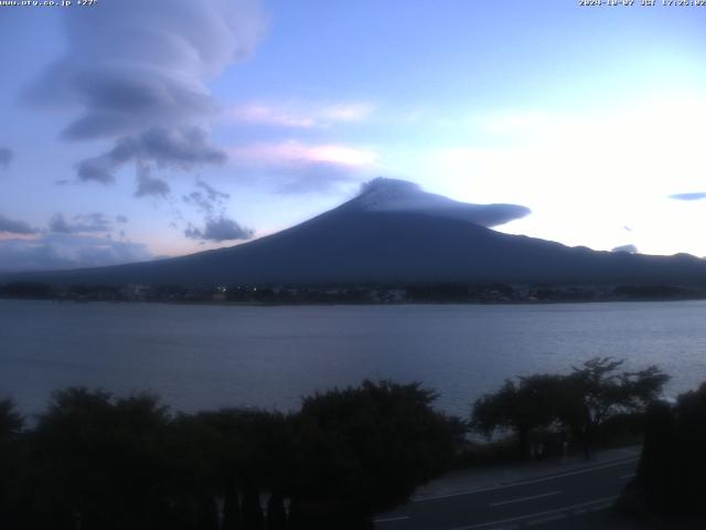 河口湖からの富士山