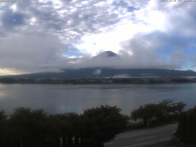 河口湖からの富士山