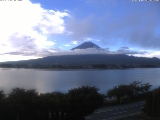 河口湖からの富士山