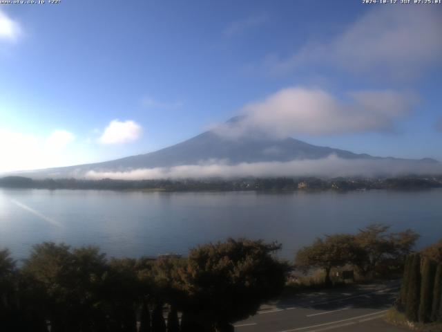 河口湖からの富士山