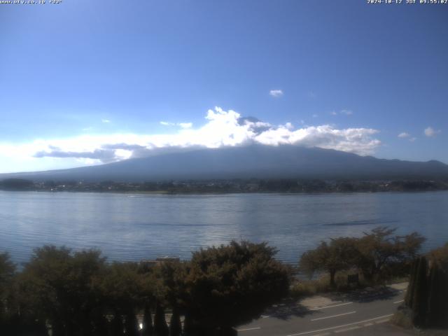 河口湖からの富士山