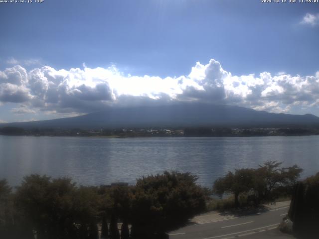 河口湖からの富士山