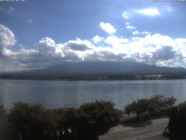 河口湖からの富士山