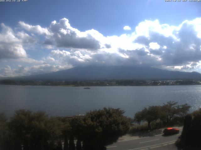 河口湖からの富士山