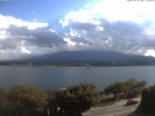 河口湖からの富士山