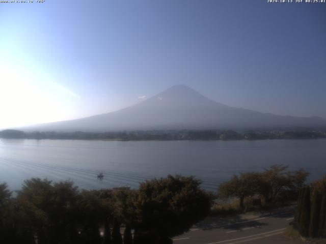 河口湖からの富士山