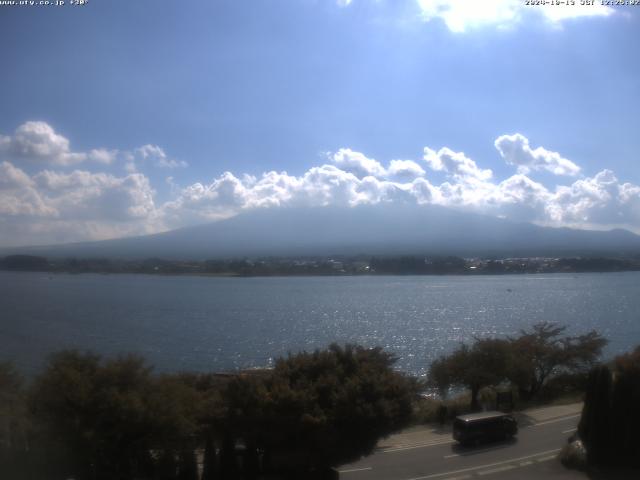 河口湖からの富士山