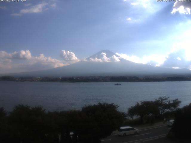 河口湖からの富士山