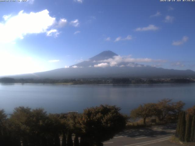 河口湖からの富士山