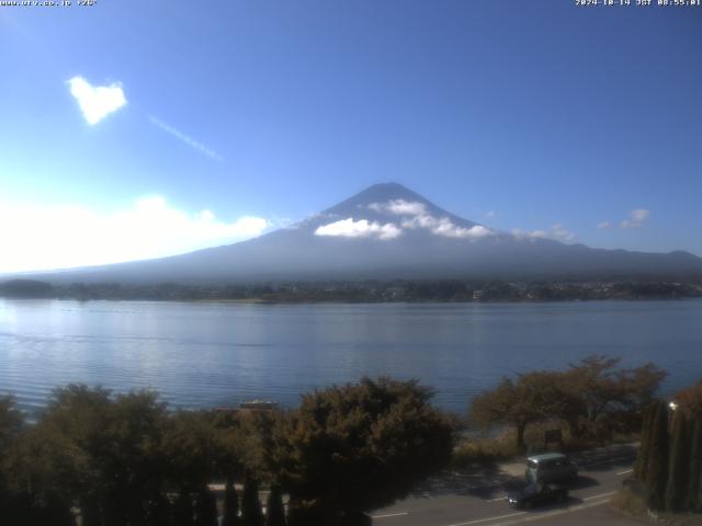 河口湖からの富士山