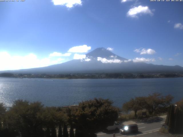 河口湖からの富士山