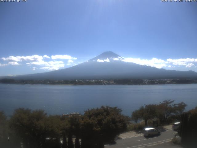 河口湖からの富士山