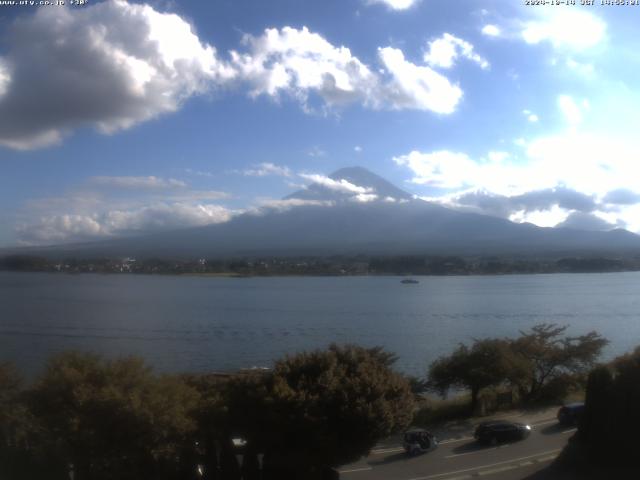 河口湖からの富士山