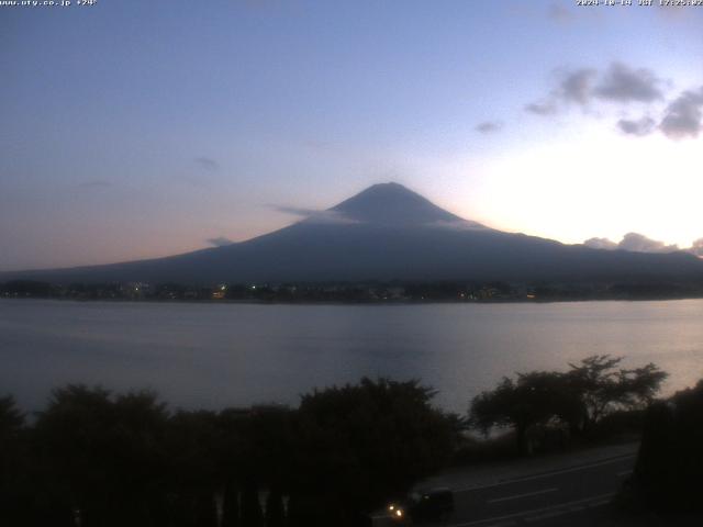 河口湖からの富士山