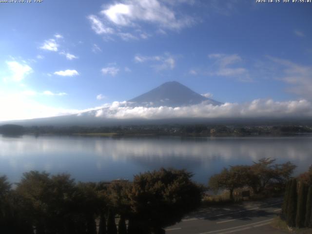 河口湖からの富士山