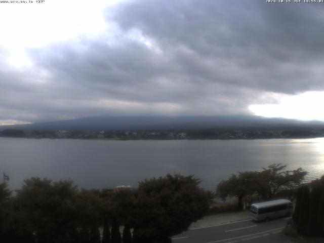 河口湖からの富士山