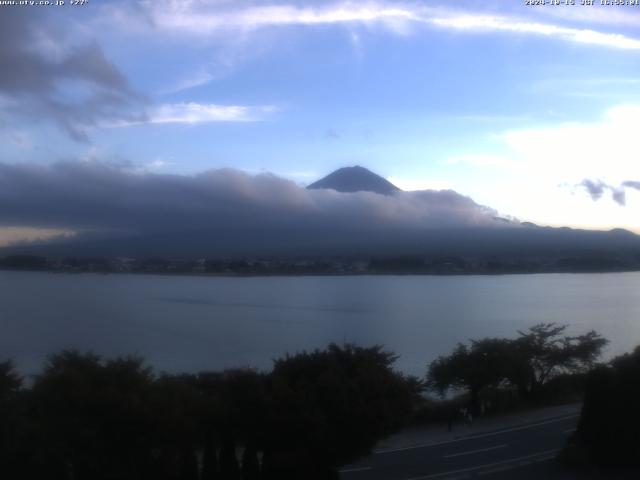 河口湖からの富士山