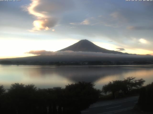 河口湖からの富士山