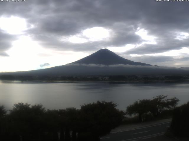 河口湖からの富士山