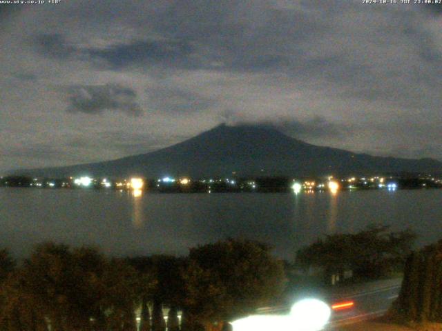 河口湖からの富士山