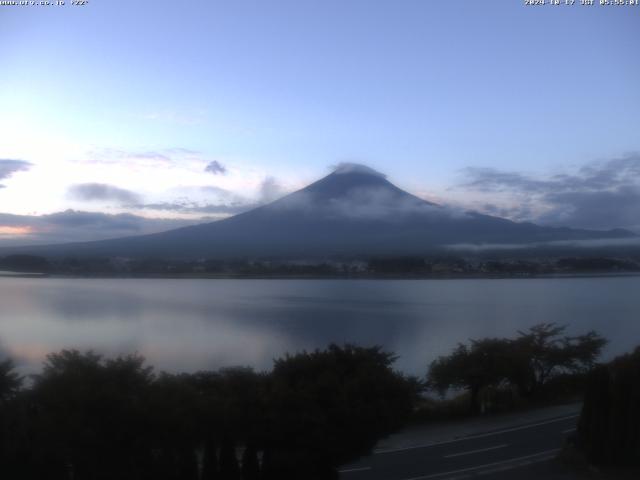 河口湖からの富士山