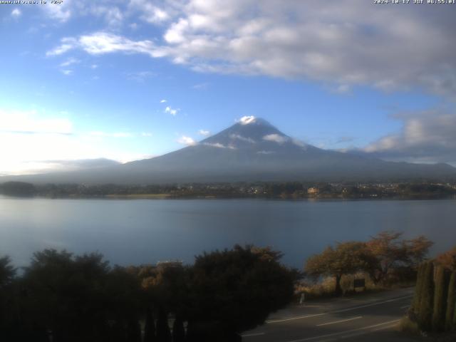 河口湖からの富士山