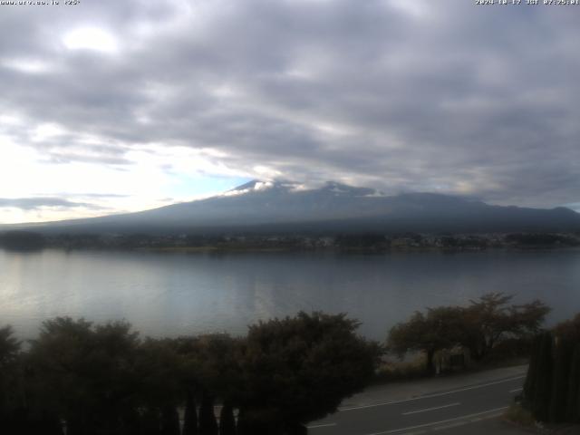 河口湖からの富士山