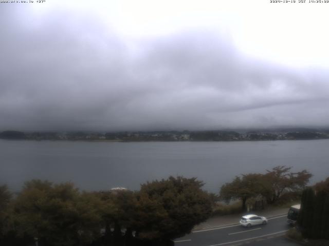 河口湖からの富士山