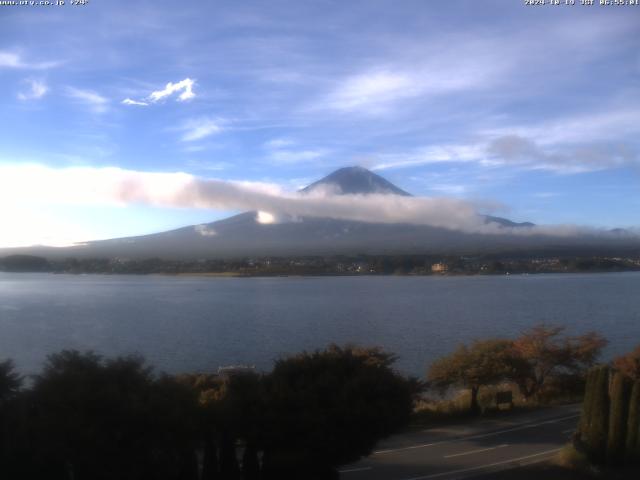 河口湖からの富士山